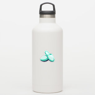 Sticker Pantoufles Aqua