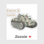 Sticker Panzer II Luchs Allemand 2ÈME GUERRE MONDIALE Batt (Feuille)