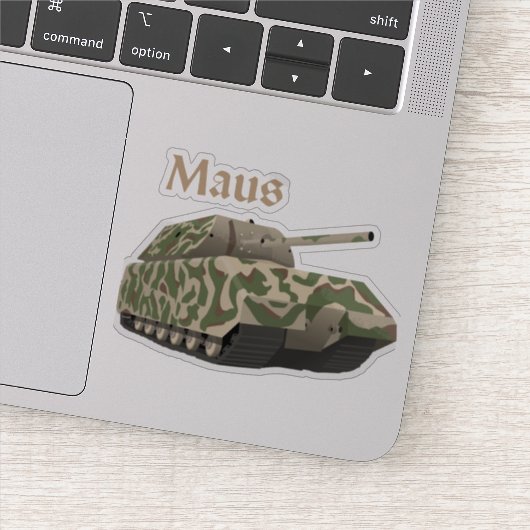 Sticker Panzer VIII Maus Allemand 2ÈME GUERRE MONDIALE Bat (Détail)