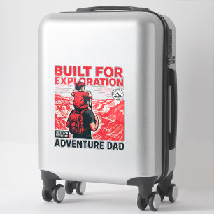 Sticker Papa Aventurier – CONÇU POUR L'EXPLORATION