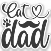 Sticker Papa de chat (Recto)