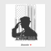 Sticker Papa de l'armée (Feuille)