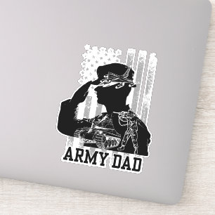 Sticker Papa de l'armée