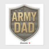 Sticker Papa de l'Armée (Feuille)
