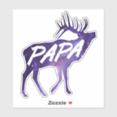Sticker Papa Deer (Feuille)