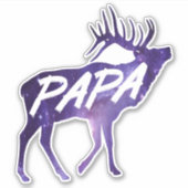 Sticker Papa Deer (Devant)