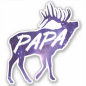 Sticker Papa Deer (Devant)