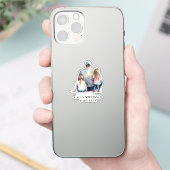 Sticker Papa et filles personnalisées (9) (Téléphone)