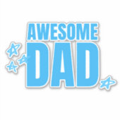 Sticker Papa génial (Devant)