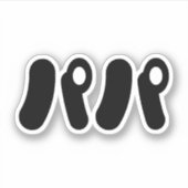 Sticker Papa japonais パ パ | Nihongo (Devant)