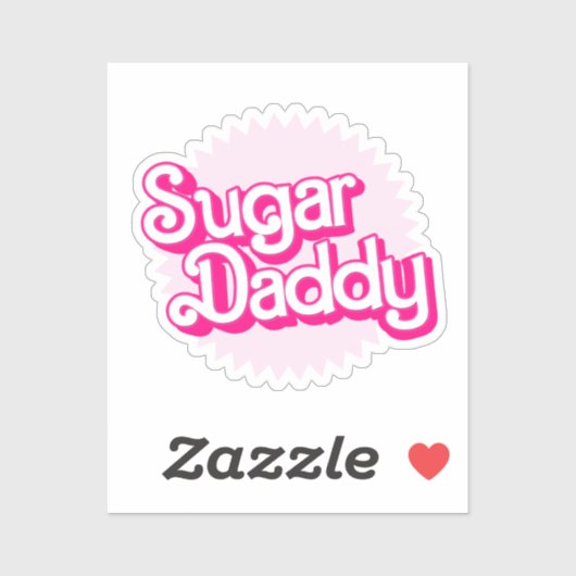 Sticker Papa sucre (Feuille)