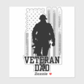 Sticker Papa vétéran (Feuille)