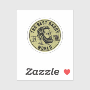 Sticker Papas Légendaires et Cool – Conception de Typograp