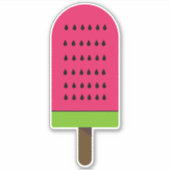 Sticker Pape de pastèque rose pâle (Devant)