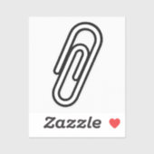 Sticker Paperclip - Symbole de Solidarité (Feuille)