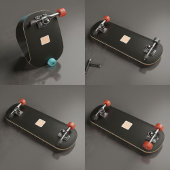 Sticker Papier peint Motif de diamant géométrique orange e