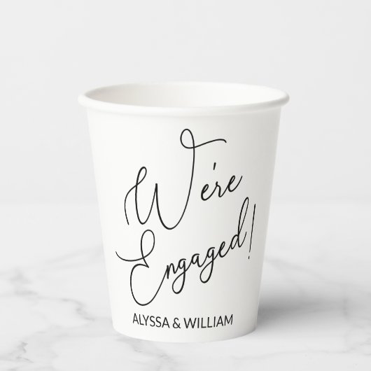 Sticker Papieren Bekers (Voorkant)