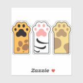 Sticker Papiers de chat colorés (Feuille)