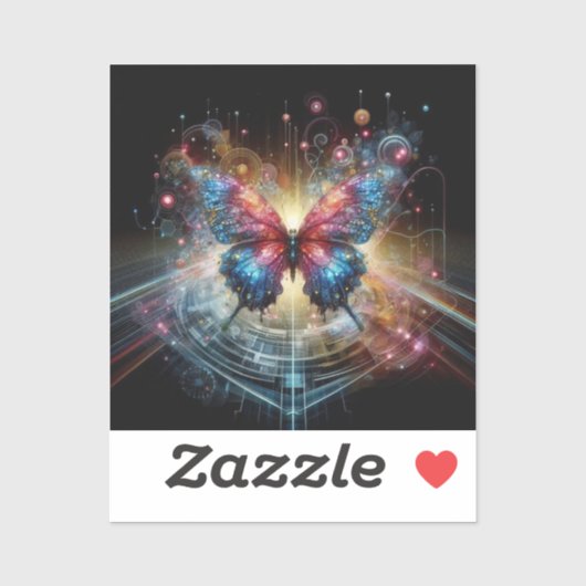 Sticker 🦋 papillon (Feuille)