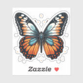 Sticker papillon (Feuille)