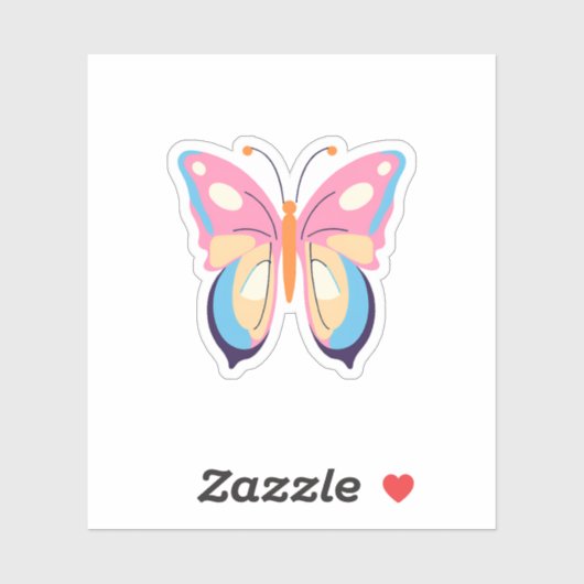Sticker Papillon (Feuille)