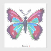 Sticker papillon (Feuille)