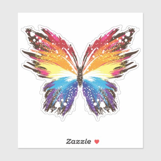 Sticker Papillon (Feuille)