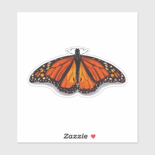 Sticker papillon (Feuille)