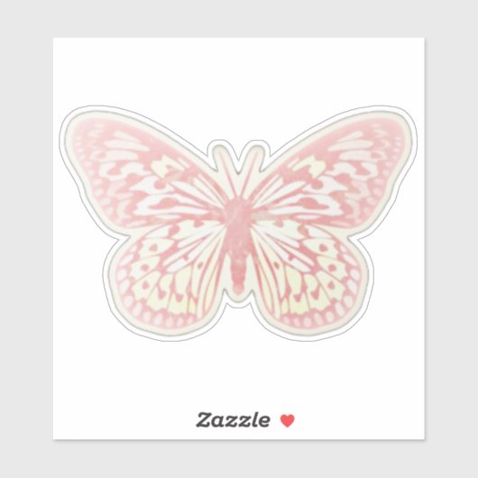 Sticker papillon (Feuille)