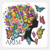 Sticker papillon à bille (Devant)