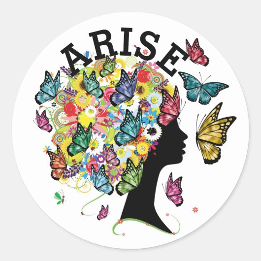 Sticker papillon à bille (Devant)