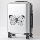 Sticker Papillon à chou (Sur valise)