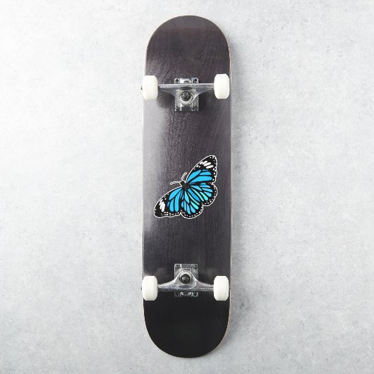 Sticker Papillon bleu (Skateboard)