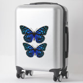 Sticker Papillon bleu Thunder_Cove (Sur valise)