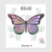 Sticker Papillon de renaissance (Feuille)