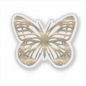 Sticker Papillon d'or (Devant)