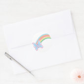 Sticker papillon et arc-en-ciel (Enveloppe)