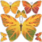 Sticker Papillon feuille Aspen 1 (Devant)