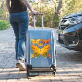 Sticker Papillon feuille Aspen 1 (Valise Insitu)