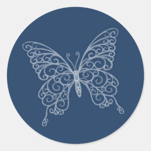 Sticker papillon Filigree