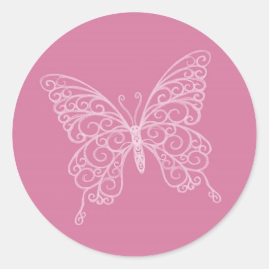 Sticker papillon Filigree (Devant)