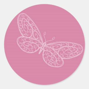 Sticker papillon Filigree