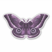 Sticker Papillon gothique pourpre (Devant)