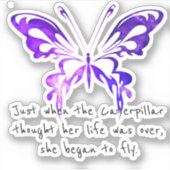 Sticker Papillon Inspirationnel (Devant)