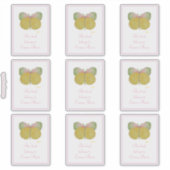 Sticker Papillon jaune de juin (Devant)