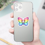 Sticker Papillon Kawaii (Téléphone)