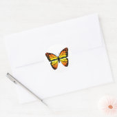 Sticker papillon Monarque (Enveloppe)