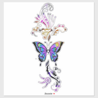 Sticker Papillon point-virgule