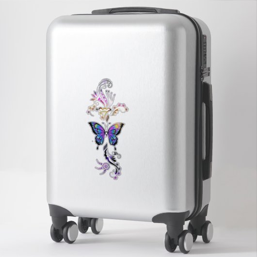 Sticker Papillon point-virgule (Sur valise)