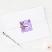 Sticker papillon pourpre (Enveloppe)